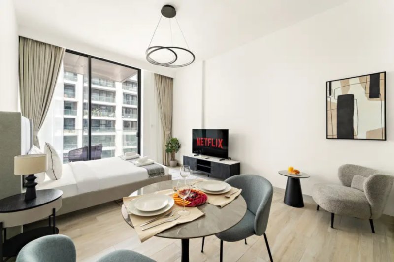 Comfy Studio In The Grove by Iman, Dubai Hills Estate