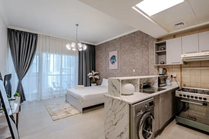 Stylish Studio apartment in Burj Al Nujoom, Downtown Dubai