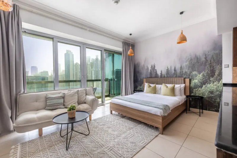 Studio Next to Burj Khalifa / Large Balcony With City View