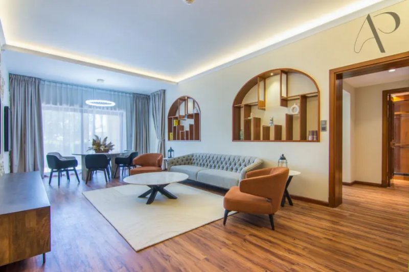 Elegant 2 BDR + Maid’s Room | Ground Floor-Pool Access | Fairmont Palm