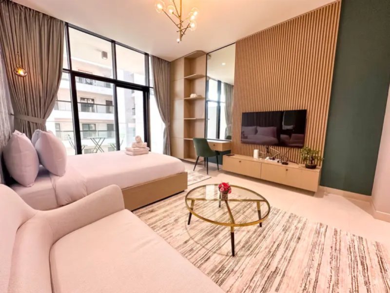 Bright & Contemporary Studio in Westwood Al Furjan