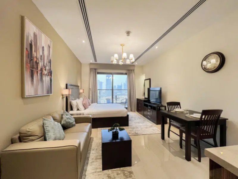 Superb Studio Burj Khalifa View Downtown Dubai