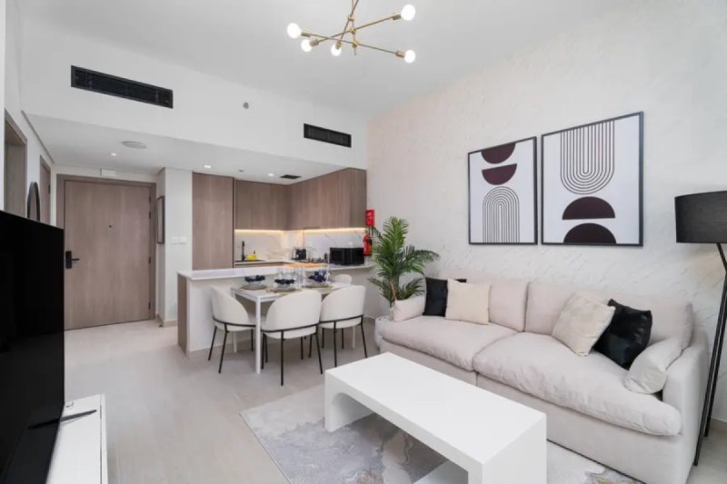 Serenity in Laya Heights: Deluxe 1BR Apt