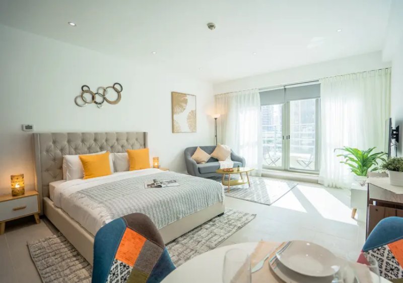 Trendy Studio With Balcony In The Heart of Dubai | Boulevard Central, Downtown