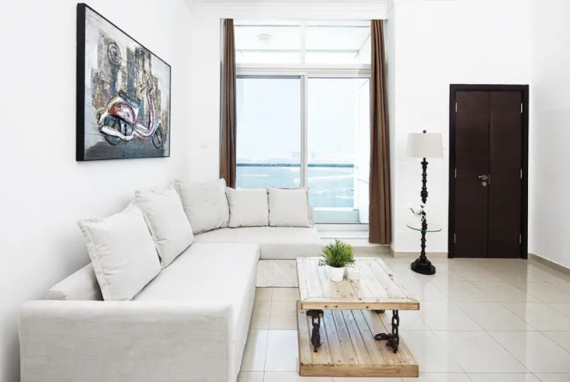 1BDR Marina-View Oasis With Balcony Steps From The Sea