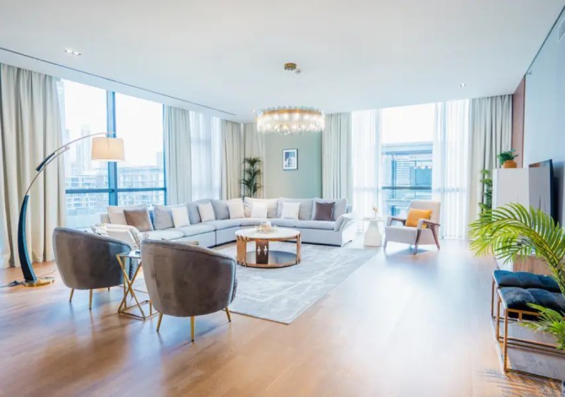 3BDR Fancy Retreat With Burj Khalifa And Skyline Views | City Walk 5