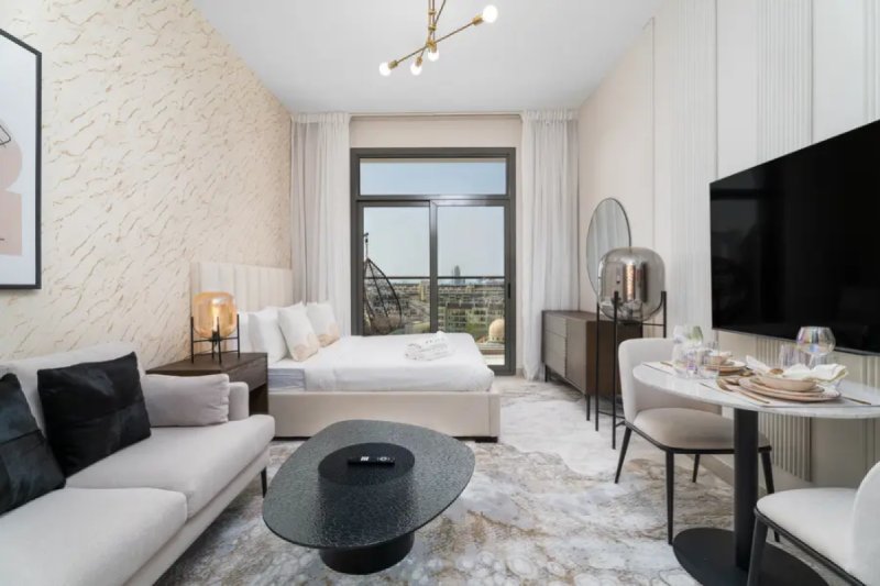 Elegant Studio Retreat in Laya Heights Tower