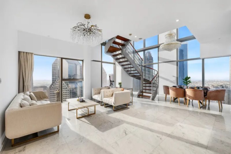 2 BR Duplex Downtown Skyline View | Bright and Spacious Layout | Central Park Residence, DIFC