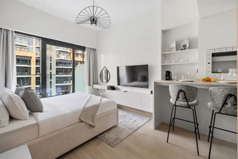 Chic Studio | Skyline View | Premium Amenities Azizi Riviera 26