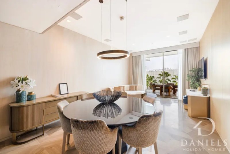 Daniels Elegant 2BR Garden View Apartment at Five Palm