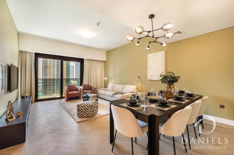 Daniels 3BR + M with Fountain View in Act One Tower, Downtown Dubai