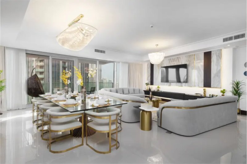 Maison Privee - Ultra Chic High-Floor 4BR Apt w/ Direct Burj Khalifa & Fountains Views | Opera Grand, Downtown