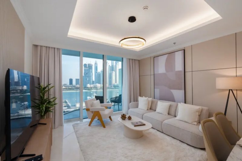 Exquisite 2BR w/ Private Beach | Near Marina & JBR | Palace Beach Residence, Emaar Beachfront