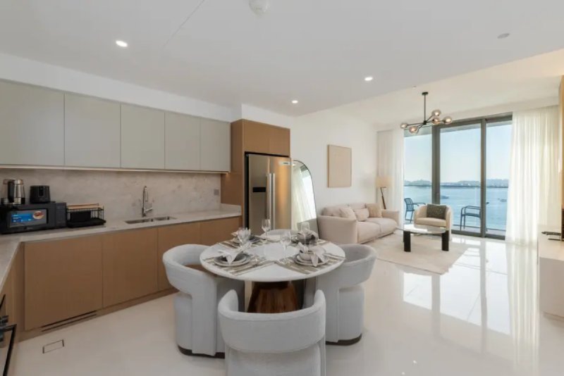 Chic 2BR with Sea Views | Near Marina & JBR | Beach Isle Tower, Emaar Beachfront