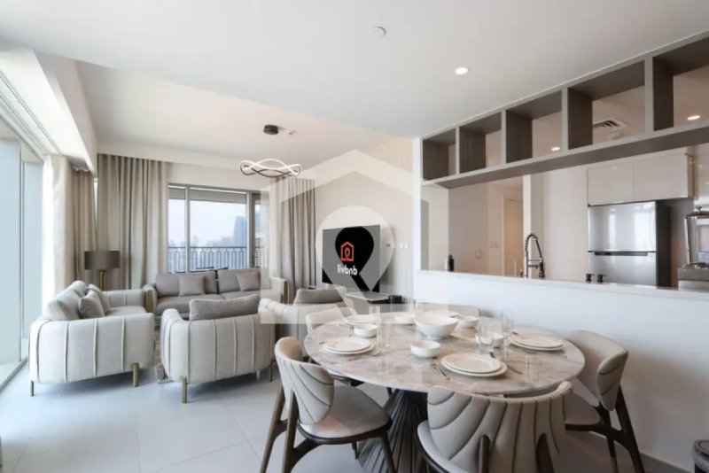 Livbnb-3BR Suite next to Dubai Mall with Burj View