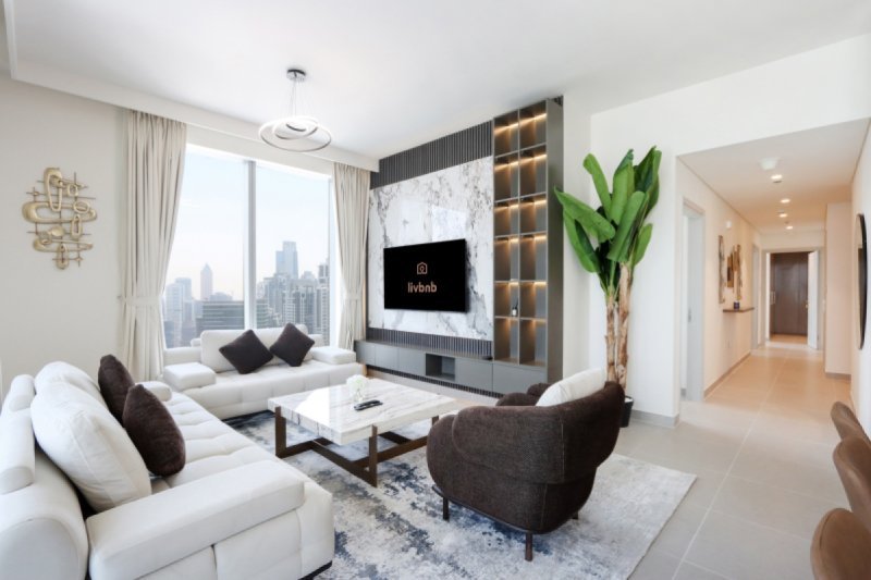 Livbnb-Upgraded 3B+Maid's,Opera District View | Forte Tower, Downtown