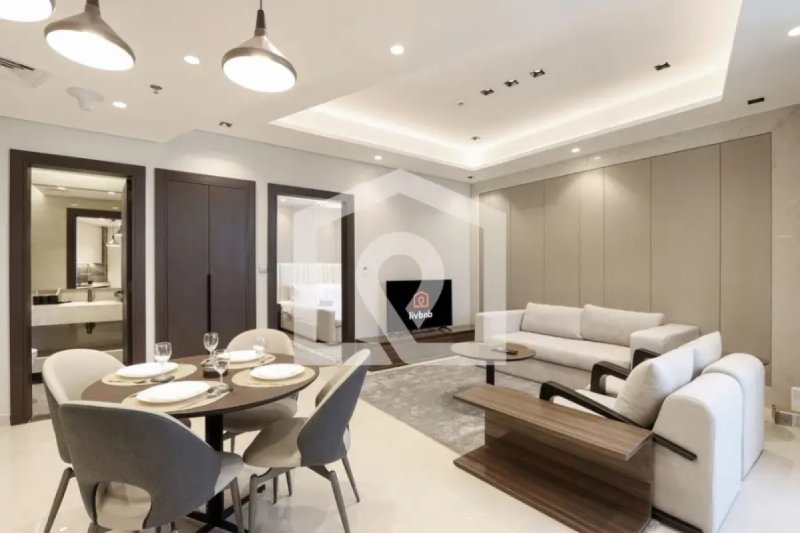 High-Floor 1BR with Burj Khalifa View Prime Location