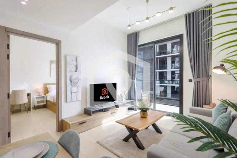 Chic 1BR in JVC with Balcony | Near Mall & Parks