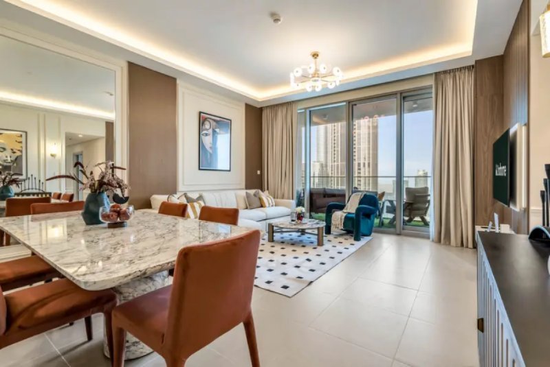 Burj Khalifa view, 3BR+M, Forte 1, Downtown Dubai 