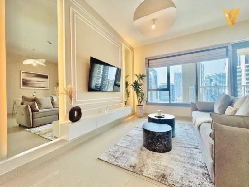Sleek 1BR Retreat Near Burj Khalifa In 29 Boulevard, Downtown Dubai