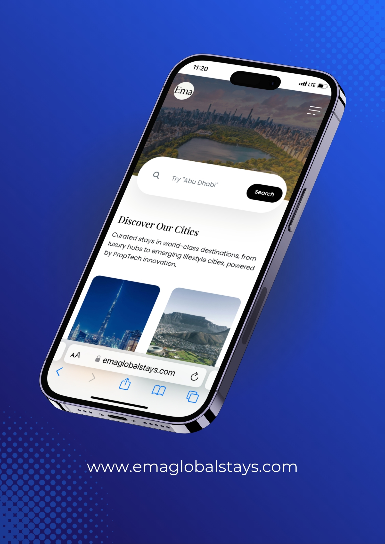 Emaglobalstays leverages PropTech to deliver seamless bookings, and personalized global hospitality experiences.