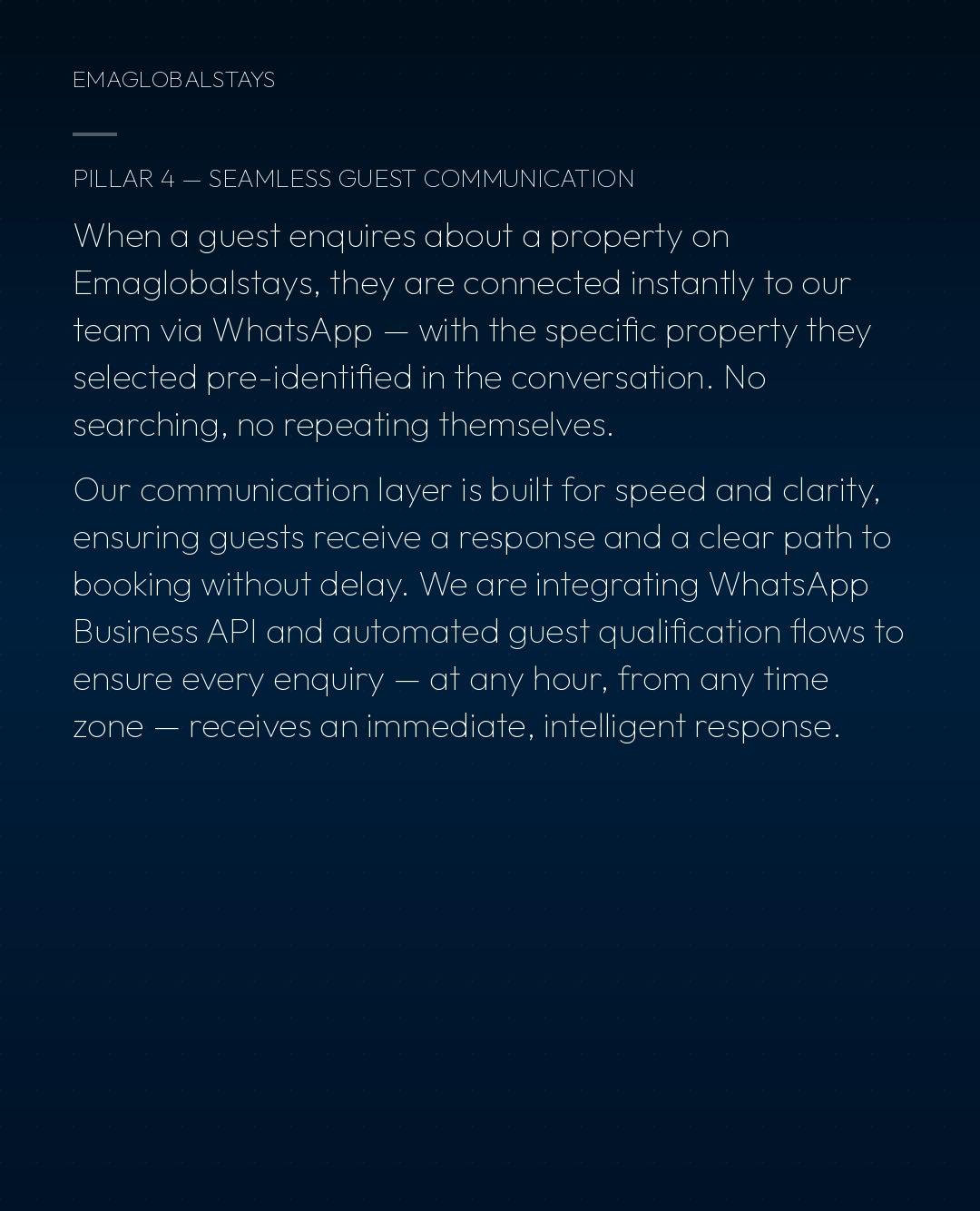 Pillar 4 — Seamless Guest Communication
