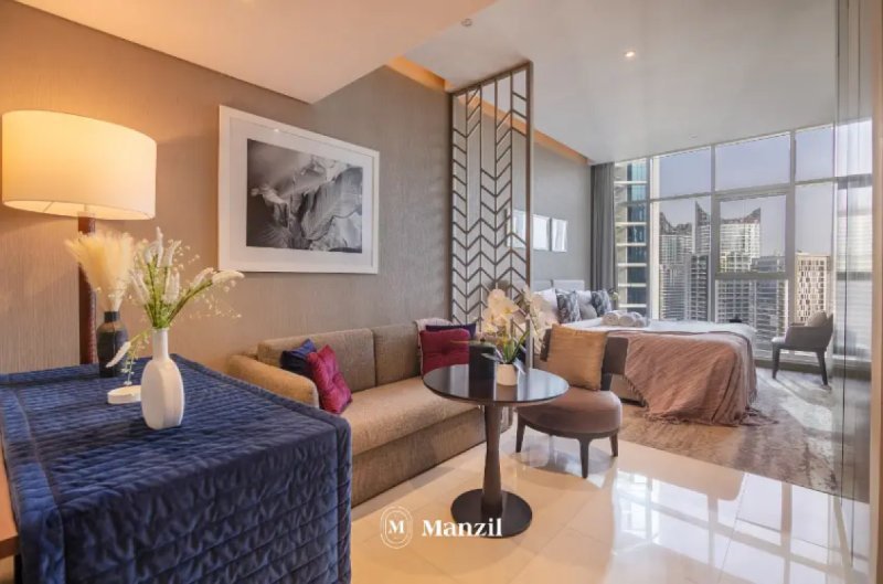Waterfront Studio in Business Bay near Burj Khalifa | DAMAC Maison Prive, Business Bay