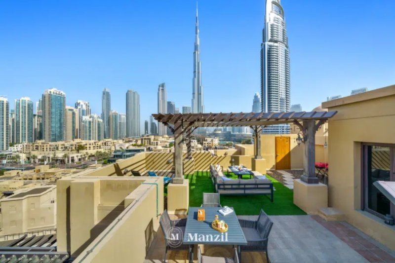 Lux 2 BR DUPLEX | Private Terrace | Full Burj View | Yansoon 5