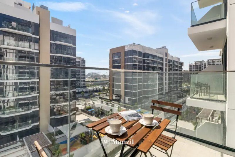 Elegant Studio w Balcony View near Downtown Dubai | Azizi Riviera 42