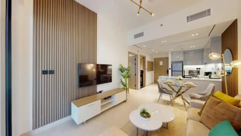 Binghatti Canal, Business Bay- One Bed with Burj Khalifa View