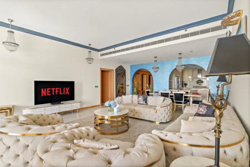 Full Sea View 2BR In Al Dabas ,Shoreline Apartments, Palm