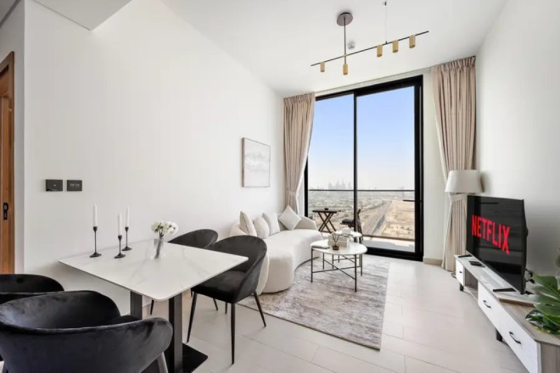 Modern 1BR In Binghatti House, JVC District 10